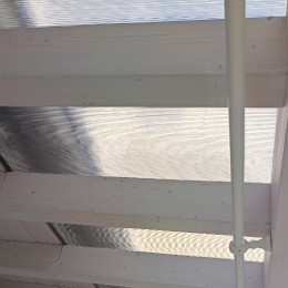 Copertura in Policarbonato su pergolato in legno