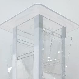 Espositore a colonna per brochure in Plexiglass | Lastre.online