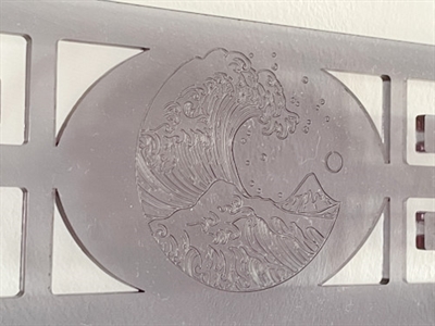 espositore per katana in plexiglass