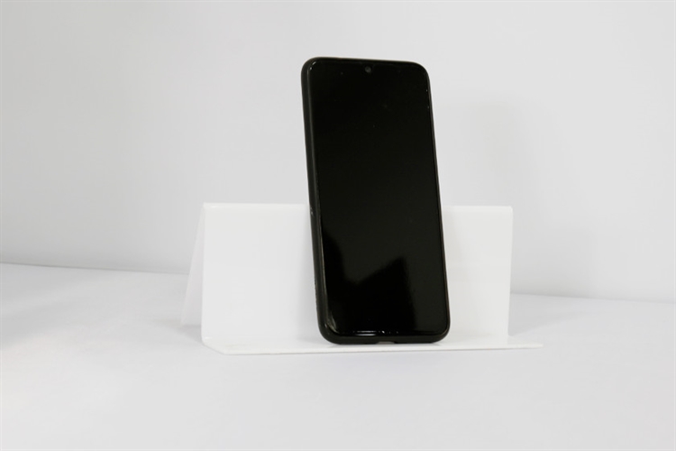 portacellulare in plexiglass bianco