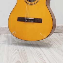 porta chitarra acustica trasparente