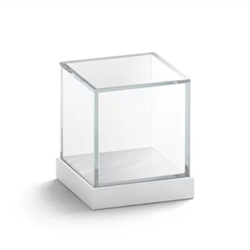 Vaso per Interni in Plexiglass Trasparente Realizzato in Italia - Fortunato